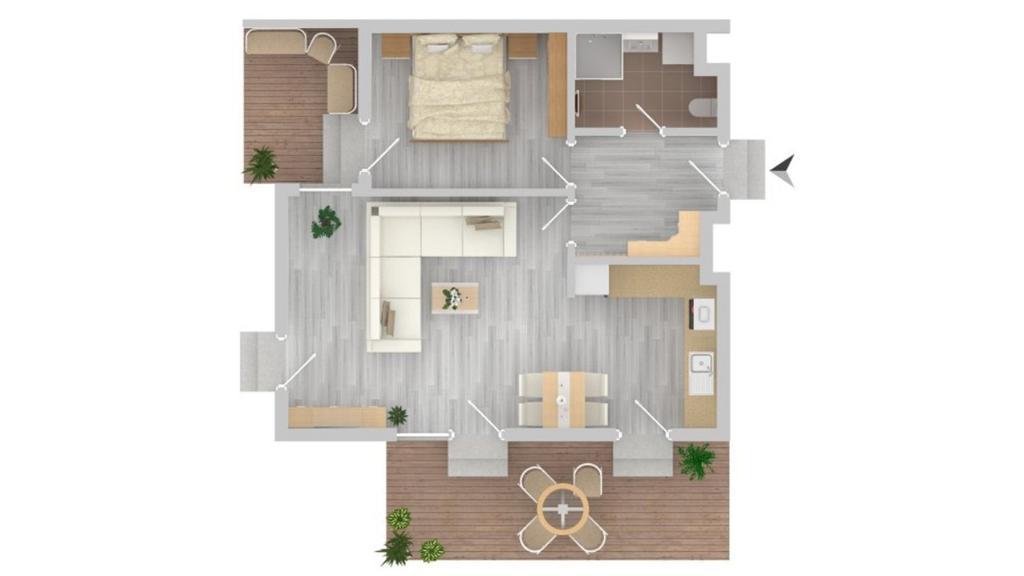 Apartament Dani-Apart กดัญสก์ ภายนอก รูปภาพ